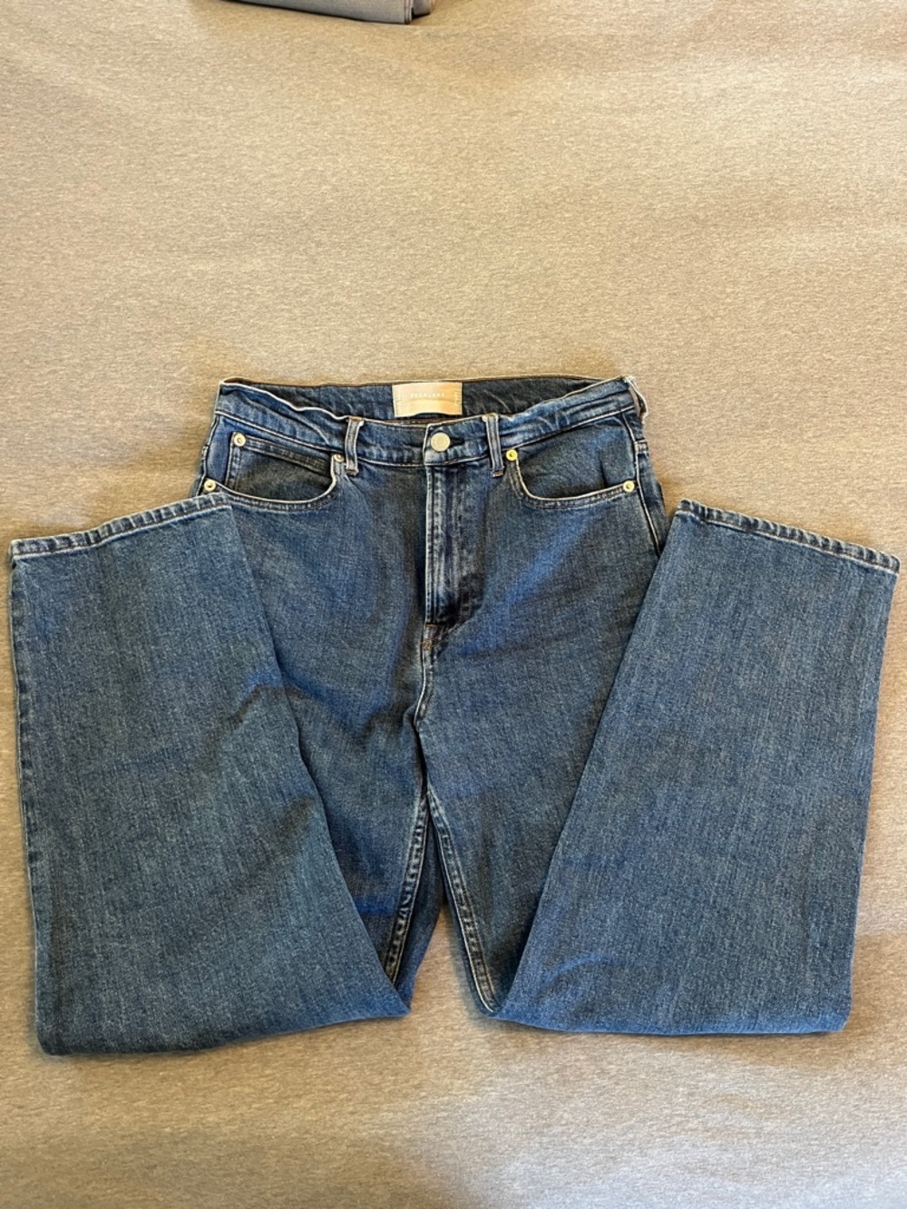 Everlane Way High Jean Organic Cotton Sz 27 Reg